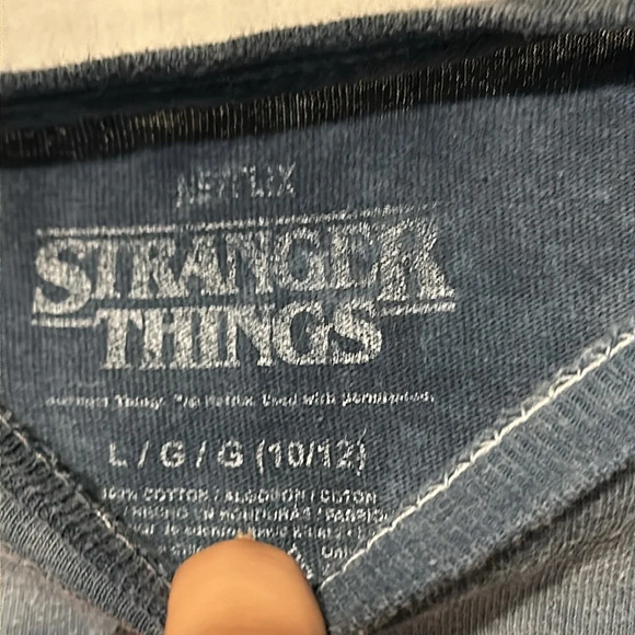 kids Stranger Things cartoon character tie dye tshirt size large 10/12 - Picture 3 of 3